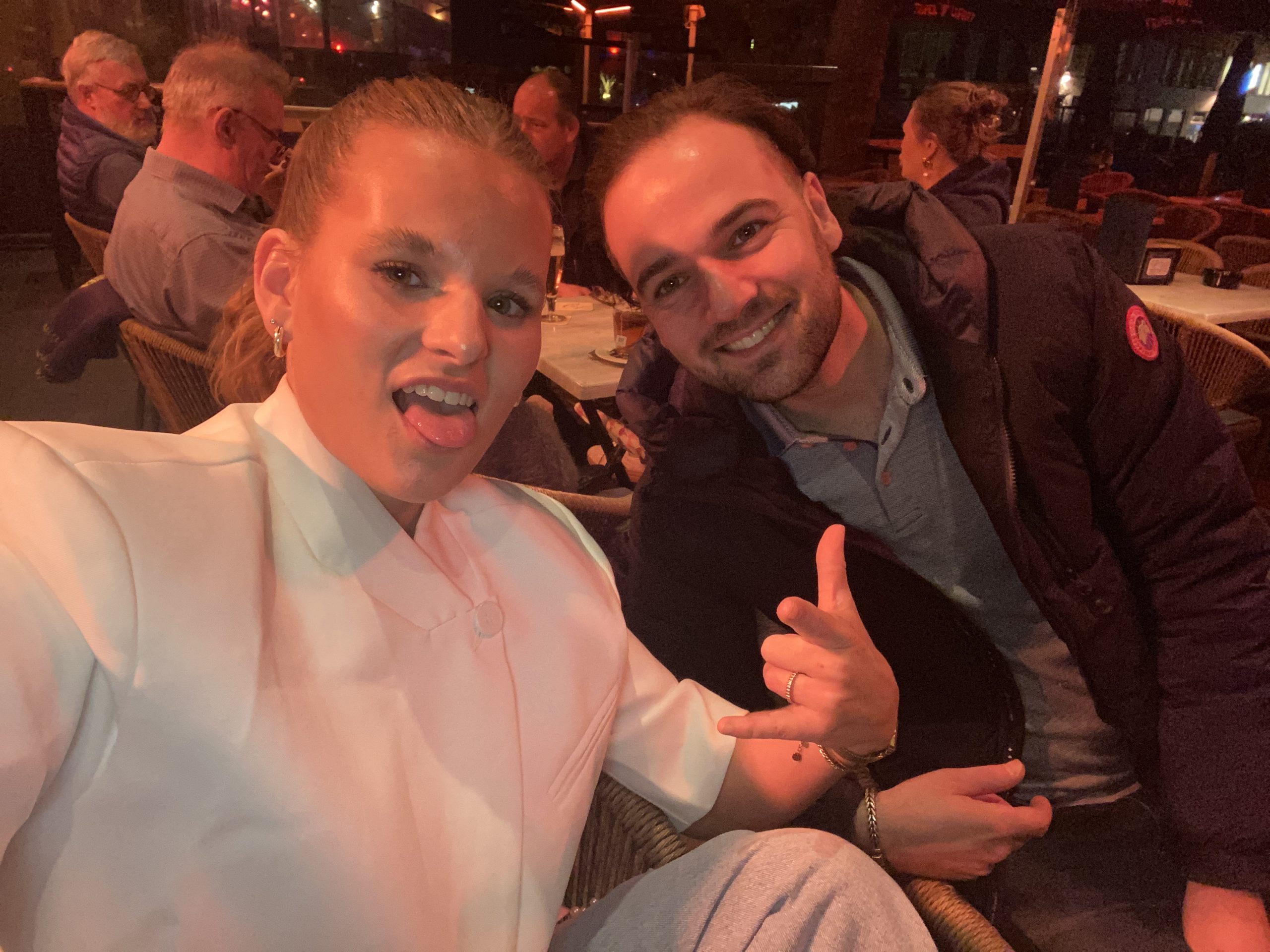 Terras van Cafe pelt Heerlen